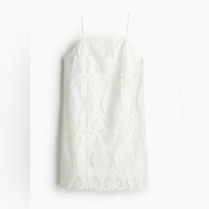 Elegant White Lace Dress